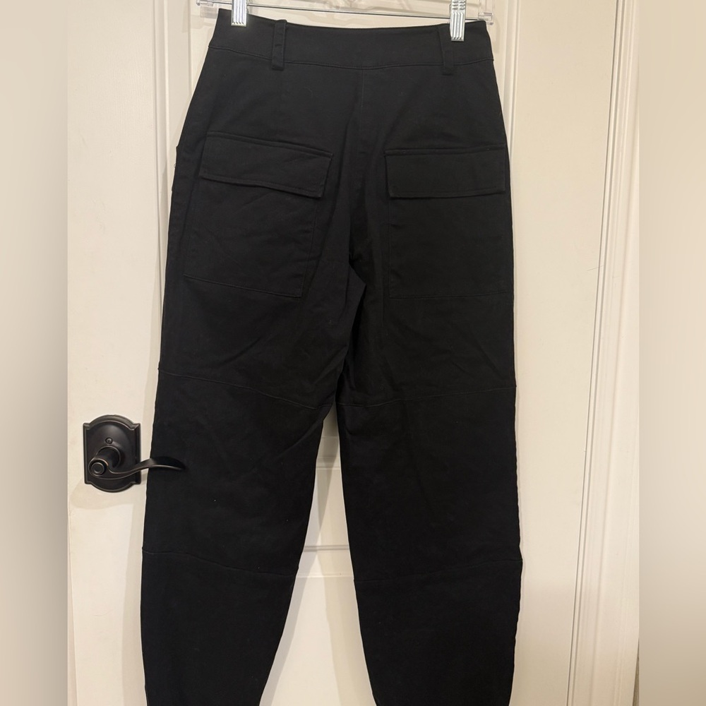 POSTER GIRL -Women's Rave Wear- Midnight Black Cargo Pants - Picture 3 of 7